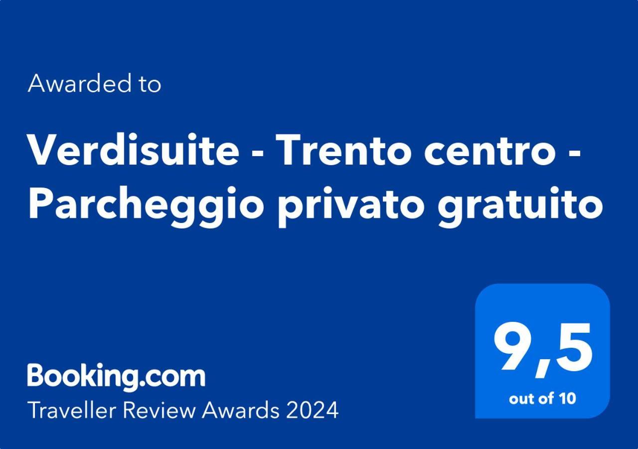 Verdisuite - Trento Centro - Parcheggio Privato Gratuito Екстериор снимка