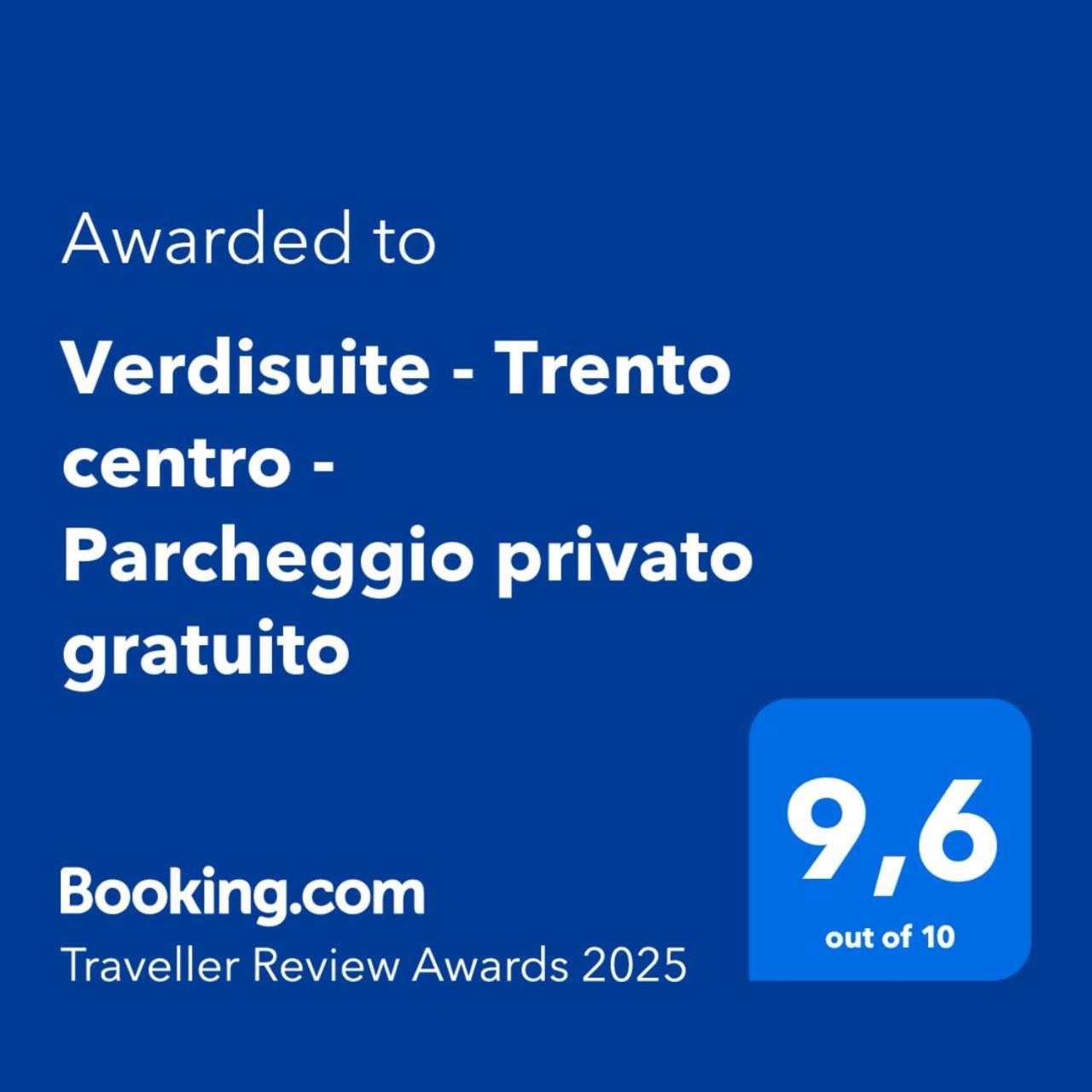 Verdisuite - Trento Centro - Parcheggio Privato Gratuito Екстериор снимка